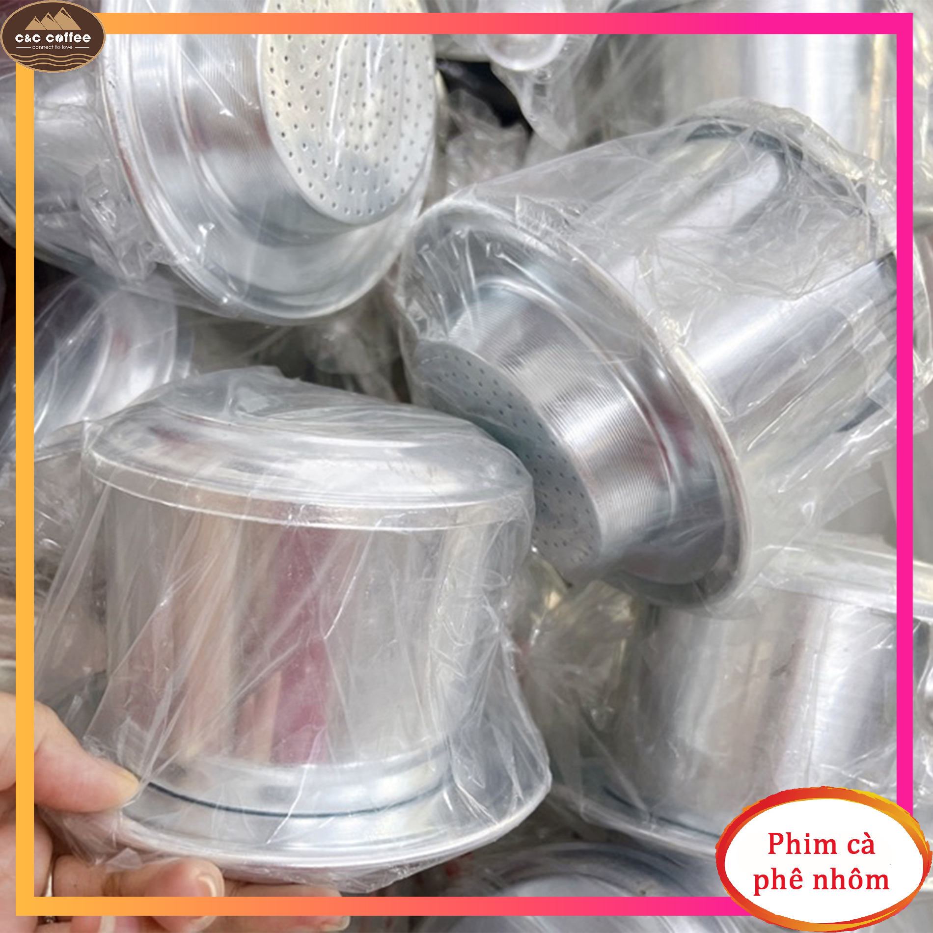 Phin cà phê nhôm loại nhỏ 03