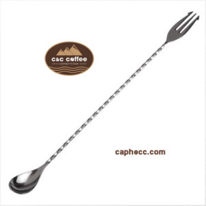 Thìa bar pha chế inox | bar spoon | muỗng khuấy 2 đầu, thìa 2 đầu