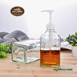 Bình thủy tinh 1100ml có vòi
